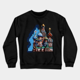 Saint Basils Cathedral Pixel Art Crewneck Sweatshirt